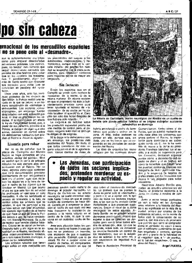 ABC MADRID 29-01-1984 página 57