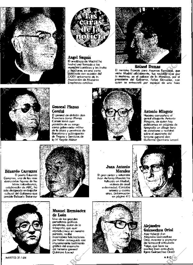 ABC MADRID 31-01-1984 página 11