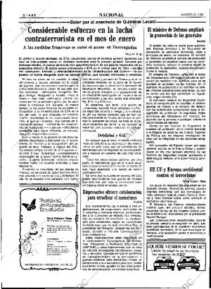 ABC MADRID 31-01-1984 página 22