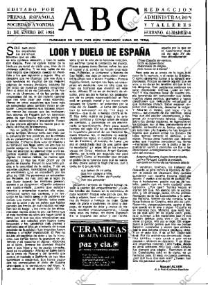 ABC MADRID 31-01-1984 página 3