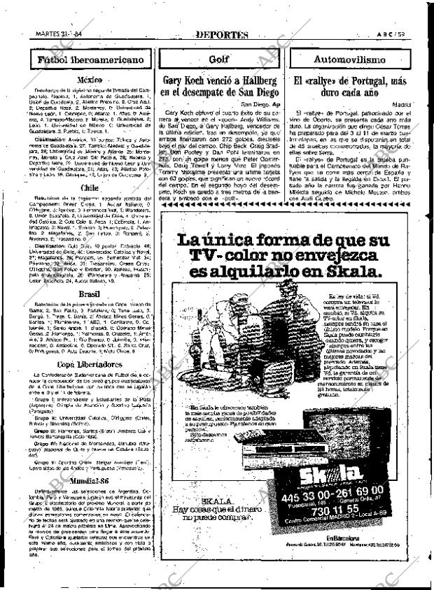 ABC MADRID 31-01-1984 página 59