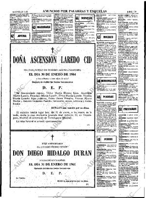 ABC MADRID 31-01-1984 página 79