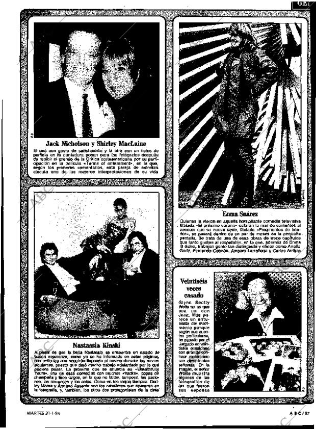 ABC MADRID 31-01-1984 página 87