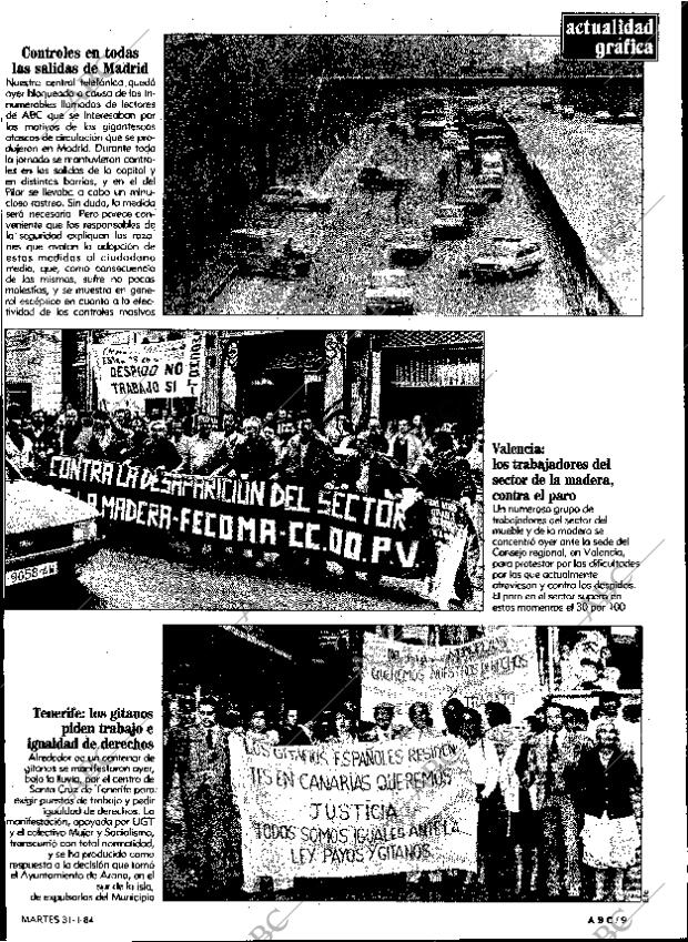 ABC MADRID 31-01-1984 página 9