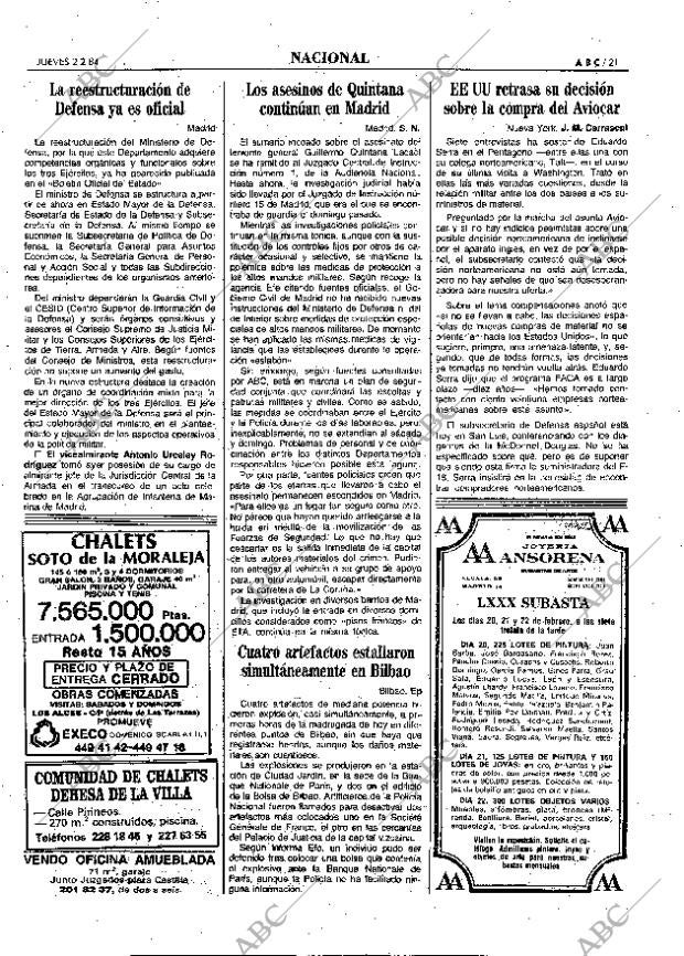 ABC MADRID 02-02-1984 página 21