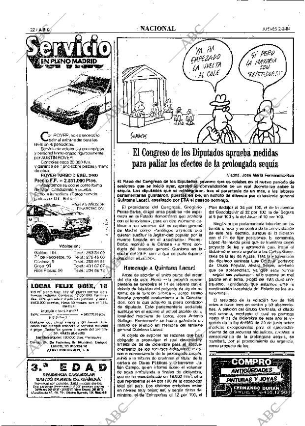 ABC MADRID 02-02-1984 página 22