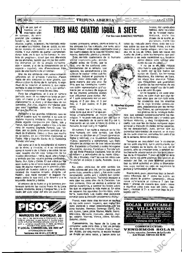 ABC MADRID 02-02-1984 página 26