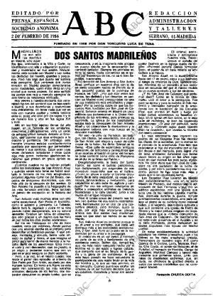 ABC MADRID 02-02-1984 página 3