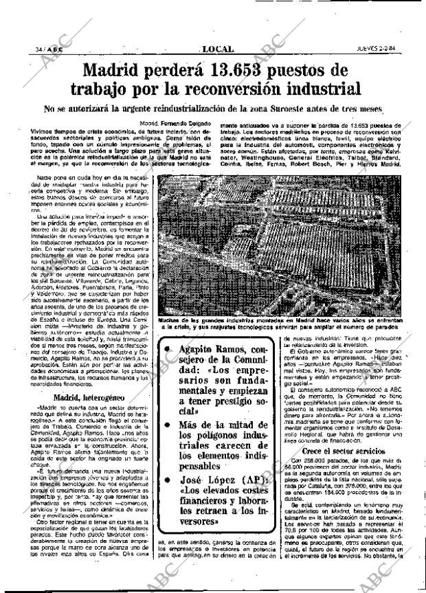 ABC MADRID 02-02-1984 página 34