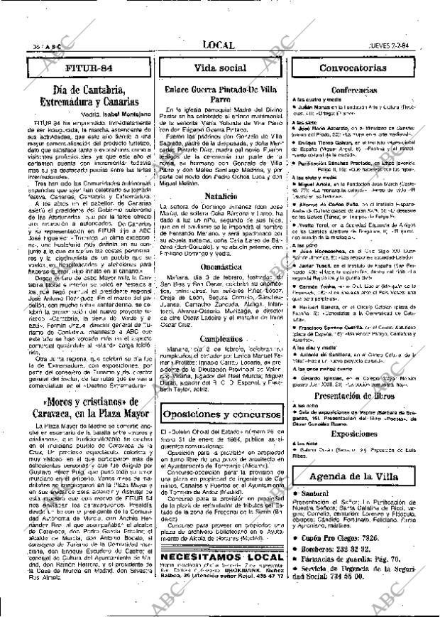 ABC MADRID 02-02-1984 página 36