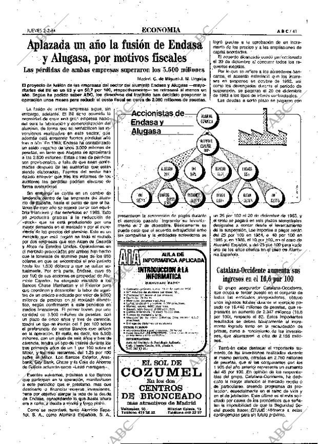 ABC MADRID 02-02-1984 página 41
