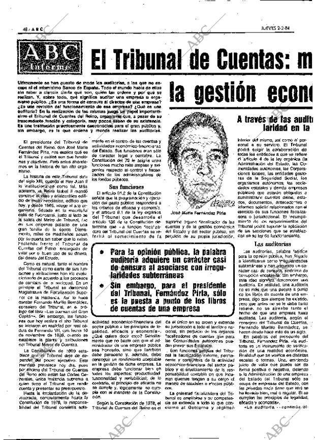 ABC MADRID 02-02-1984 página 48
