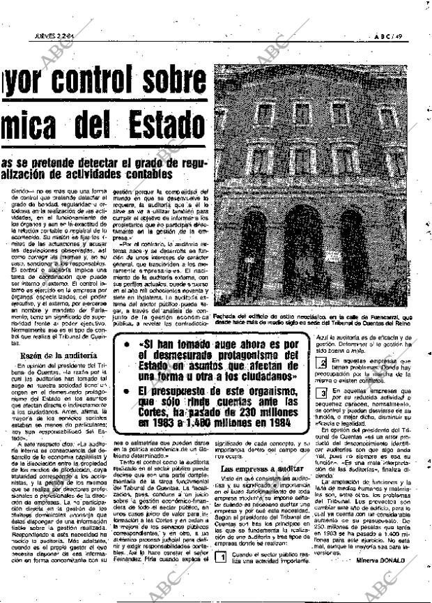 ABC MADRID 02-02-1984 página 49