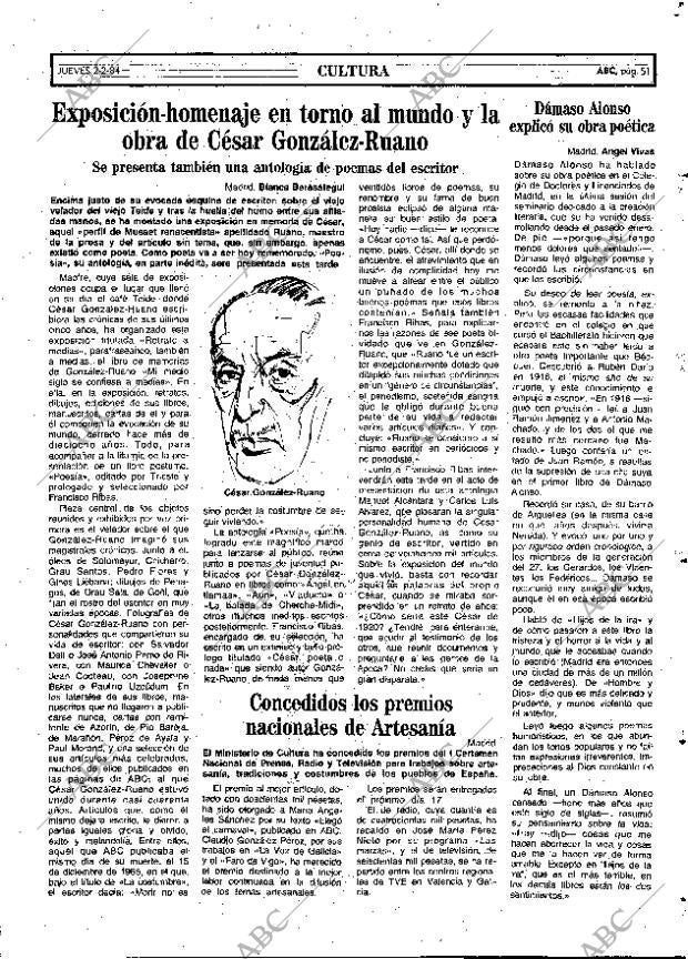 ABC MADRID 02-02-1984 página 51