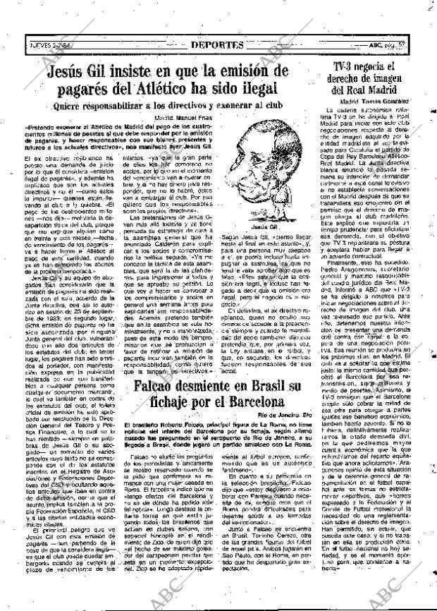 ABC MADRID 02-02-1984 página 57