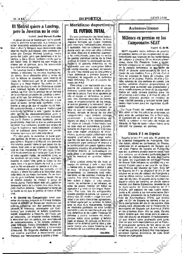 ABC MADRID 02-02-1984 página 58