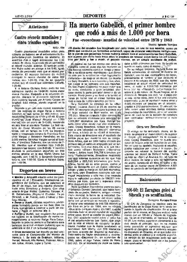 ABC MADRID 02-02-1984 página 59