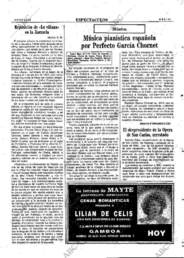 ABC MADRID 02-02-1984 página 63