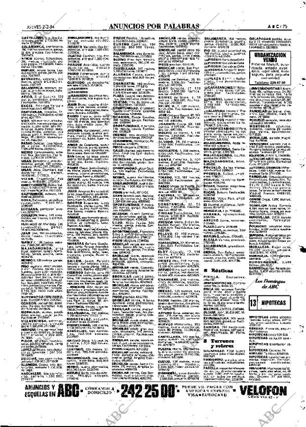 ABC MADRID 02-02-1984 página 75