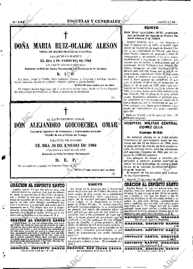 ABC MADRID 02-02-1984 página 82