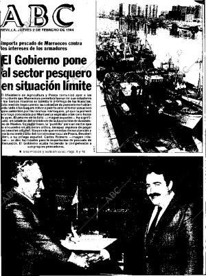 ABC SEVILLA 02-02-1984 página 1