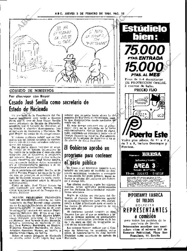 ABC SEVILLA 02-02-1984 página 15
