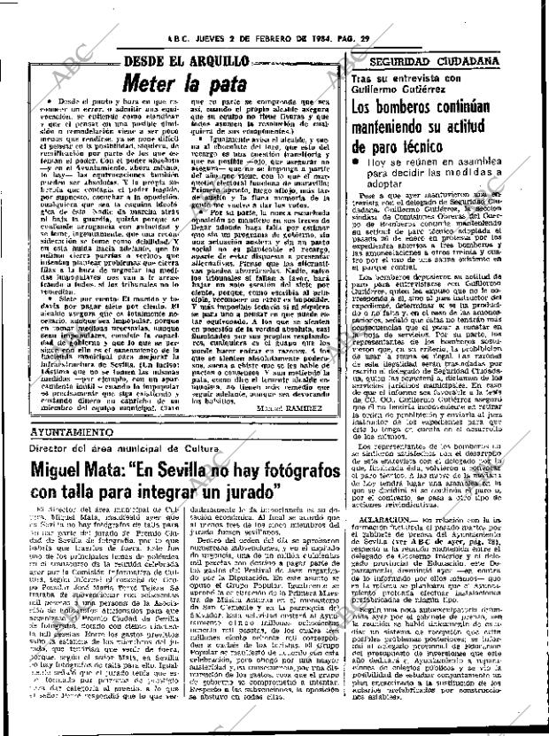ABC SEVILLA 02-02-1984 página 29