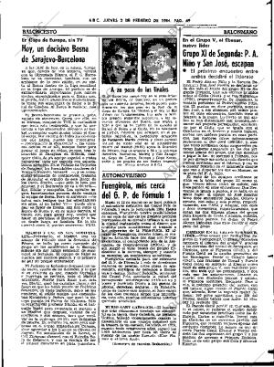 ABC SEVILLA 02-02-1984 página 49