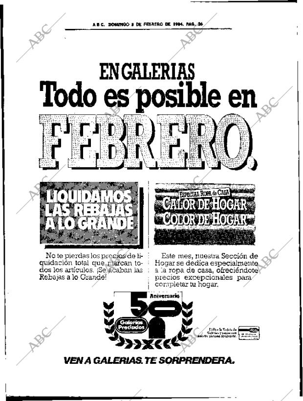 ABC SEVILLA 05-02-1984 página 26