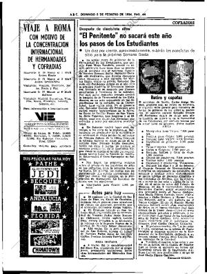 ABC SEVILLA 05-02-1984 página 44