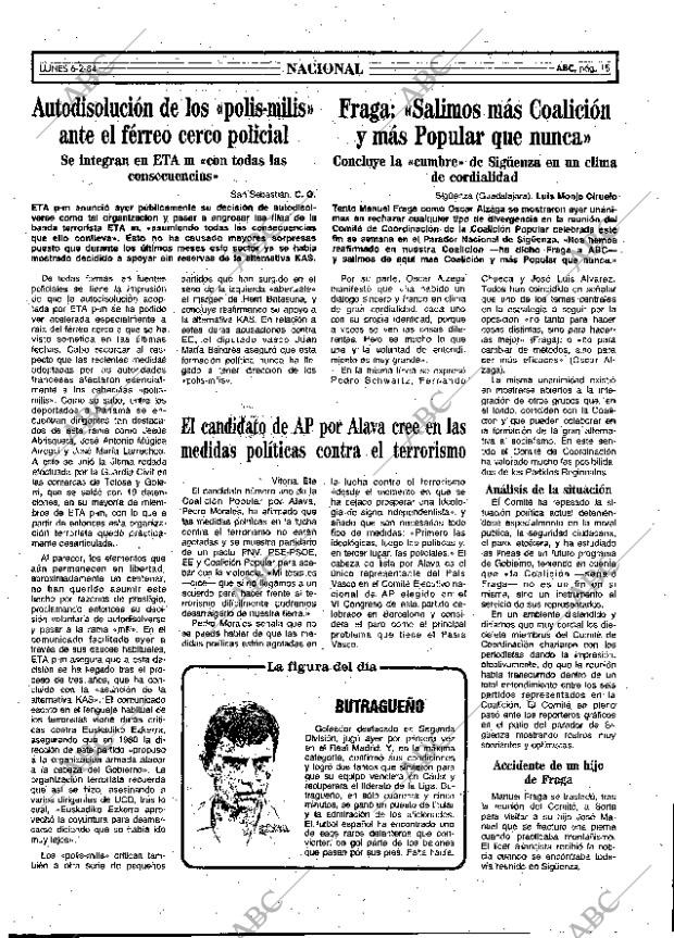 ABC MADRID 06-02-1984 página 15