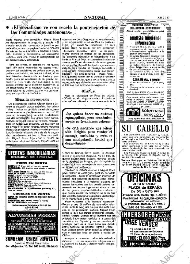 ABC MADRID 06-02-1984 página 17