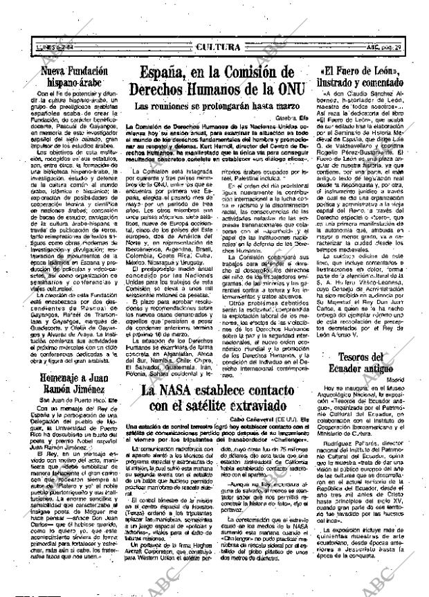 ABC MADRID 06-02-1984 página 29