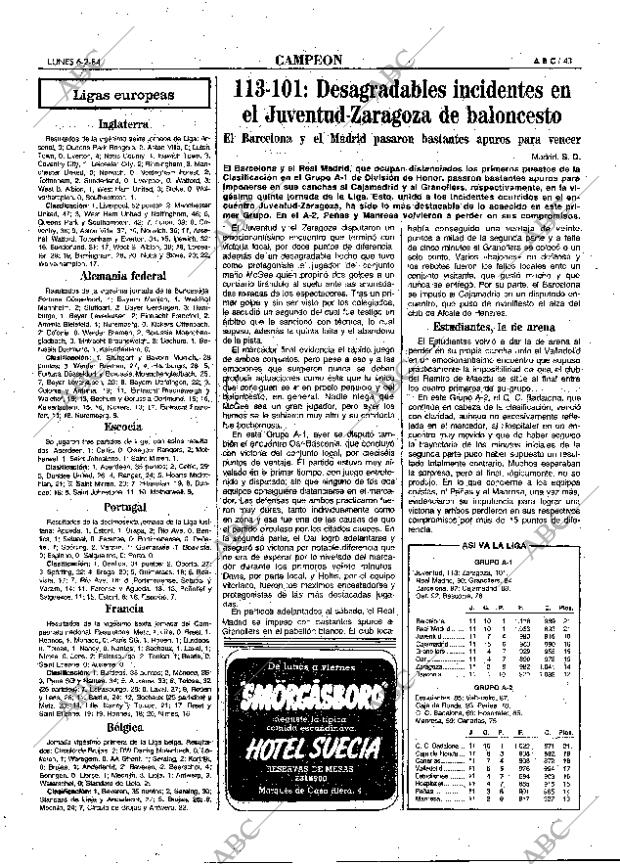 ABC MADRID 06-02-1984 página 43