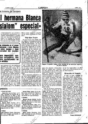 ABC MADRID 06-02-1984 página 45