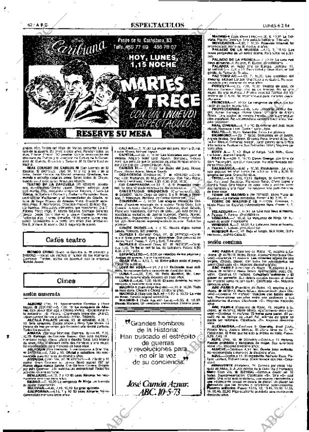 ABC MADRID 06-02-1984 página 62