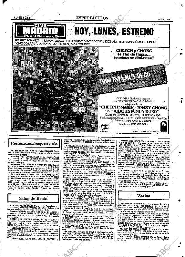 ABC MADRID 06-02-1984 página 65