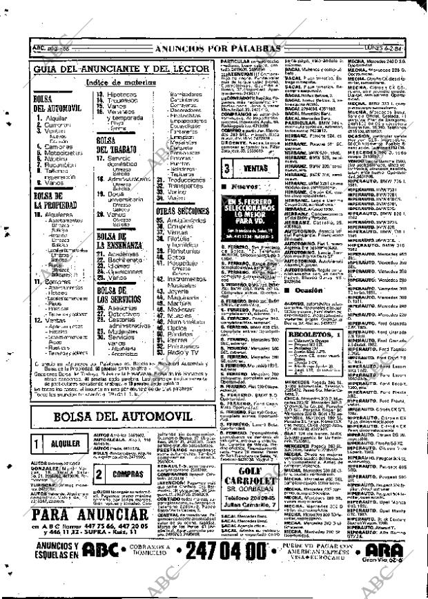 ABC MADRID 06-02-1984 página 66