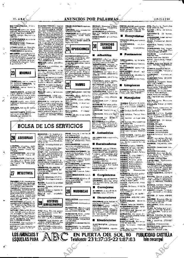 ABC MADRID 06-02-1984 página 72