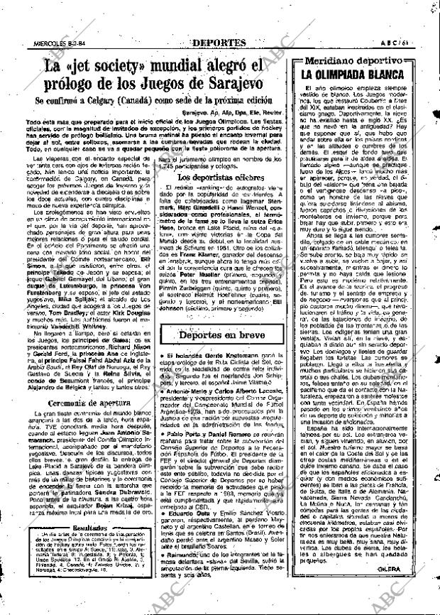 ABC MADRID 08-02-1984 página 61