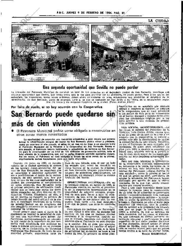 ABC SEVILLA 09-02-1984 página 21