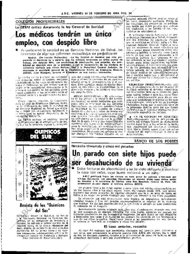 ABC SEVILLA 10-02-1984 página 32