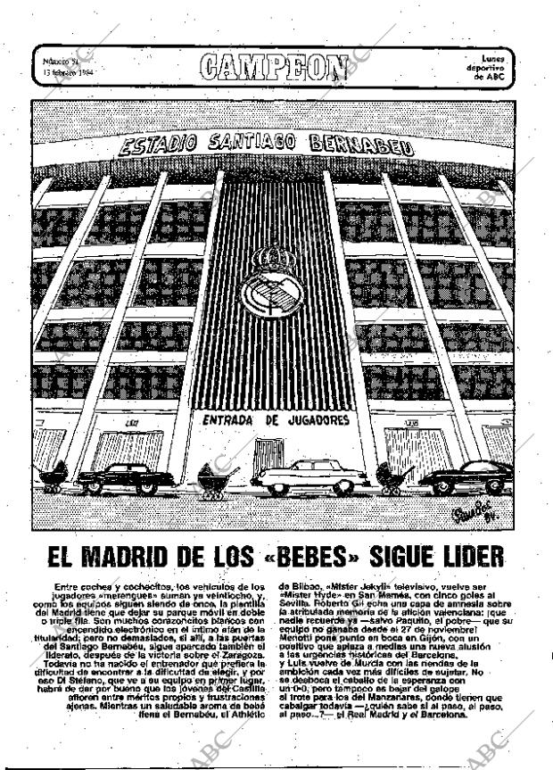 ABC MADRID 13-02-1984 página 43