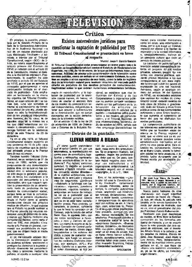 ABC MADRID 13-02-1984 página 85