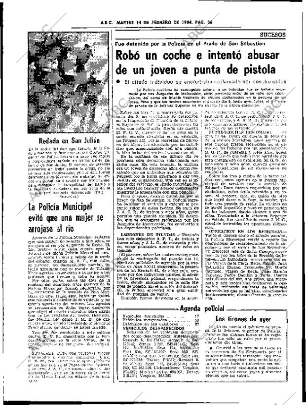 ABC SEVILLA 14-02-1984 página 34