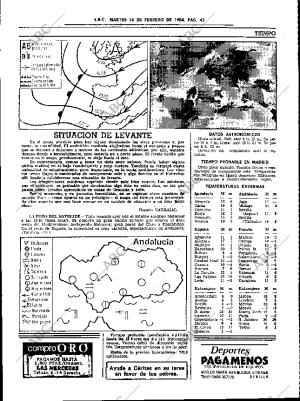 ABC SEVILLA 14-02-1984 página 41