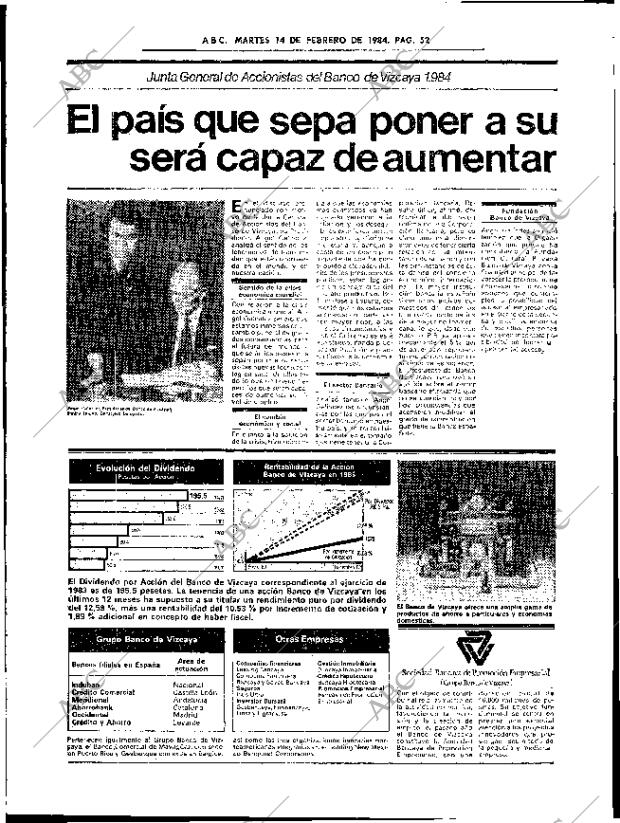 ABC SEVILLA 14-02-1984 página 50