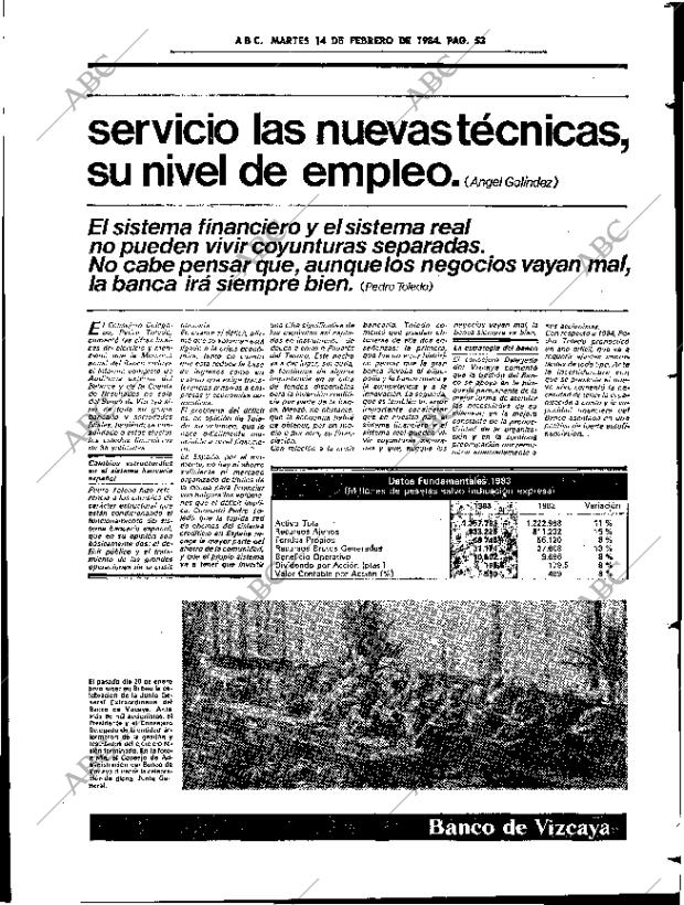 ABC SEVILLA 14-02-1984 página 51