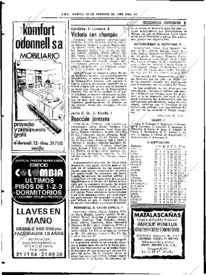 ABC SEVILLA 14-02-1984 página 60