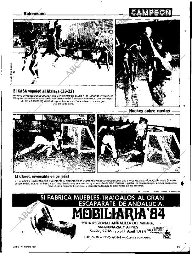 ABC SEVILLA 14-02-1984 página 97